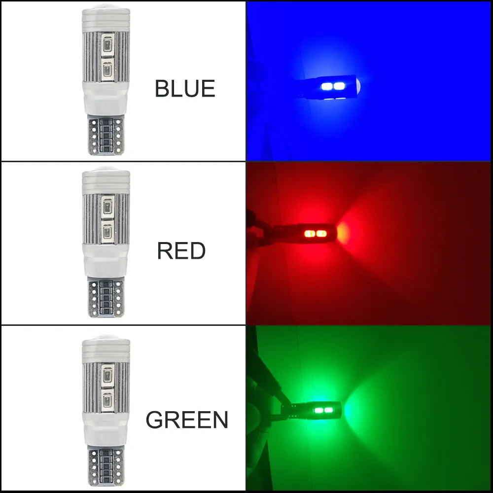 10 шт. светодиодный T10 CANBUS W5W 194 168 501 интерьер автомобиля лампы Нет Ошибка smd 5630 5730