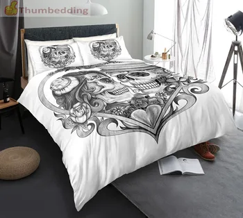

Thumbedding Dropship Love Circle Pattern Bedding Set Twin Full Queen King Innovative Unique Designed 3D Duvet Cover