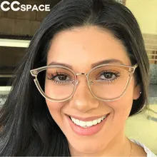 Кошачий глаз, Женские оправы для очков, модная металлическая оправа, оптические очки по рецепту, компьютерные очки 45376