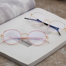 Очки прозрачные, оправа для очков оправа для мужчин и женщин круглые золотые очки для чтения очки с высоким качеством 1882OLO