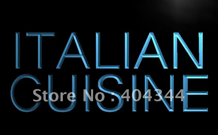 LB443- Italian Cuisine Cafe Restaurant LED Neon Light Sign home decor crafts | Дом и сад