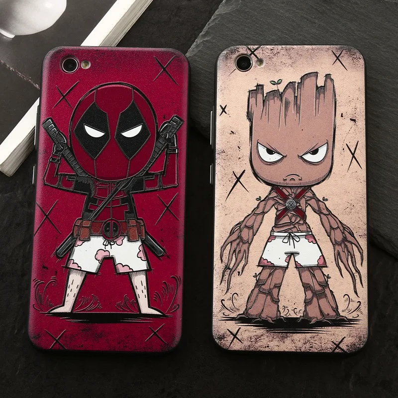 

Cute 3D Emboss Cartoon Patterned Phone Case For iphone X 8 7 6 6SPlus 5SE Cases Soft Silicone Cover For iphone 5 XS XR XSMAX
