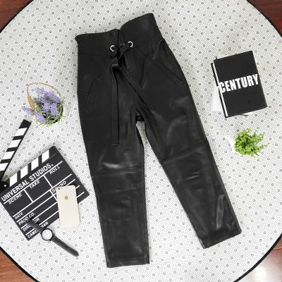 

2019 New Fashion Genuine Sheep Leather Pants Y54