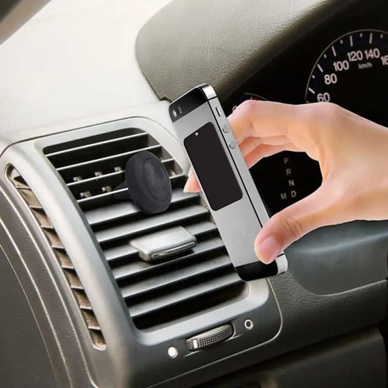 

JINHF Universal Car Phone Holder 360 Degree GPS Magnetic Mobile Phone Holder For iPhone 8 7 Samsung Magnet Mount Holder Stand