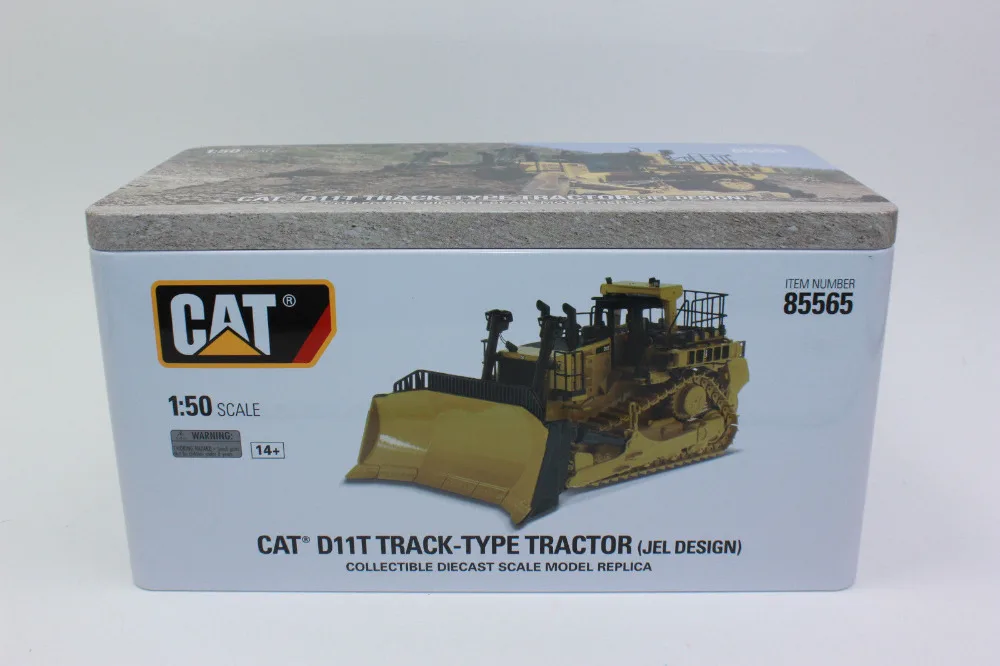 CATERPILLAR CAT D11T гусеничные Трактор БУЛЬДОЗЕР JEL 1:50 Масштаб металлические модели путем литья под давлением мастеров DM85565