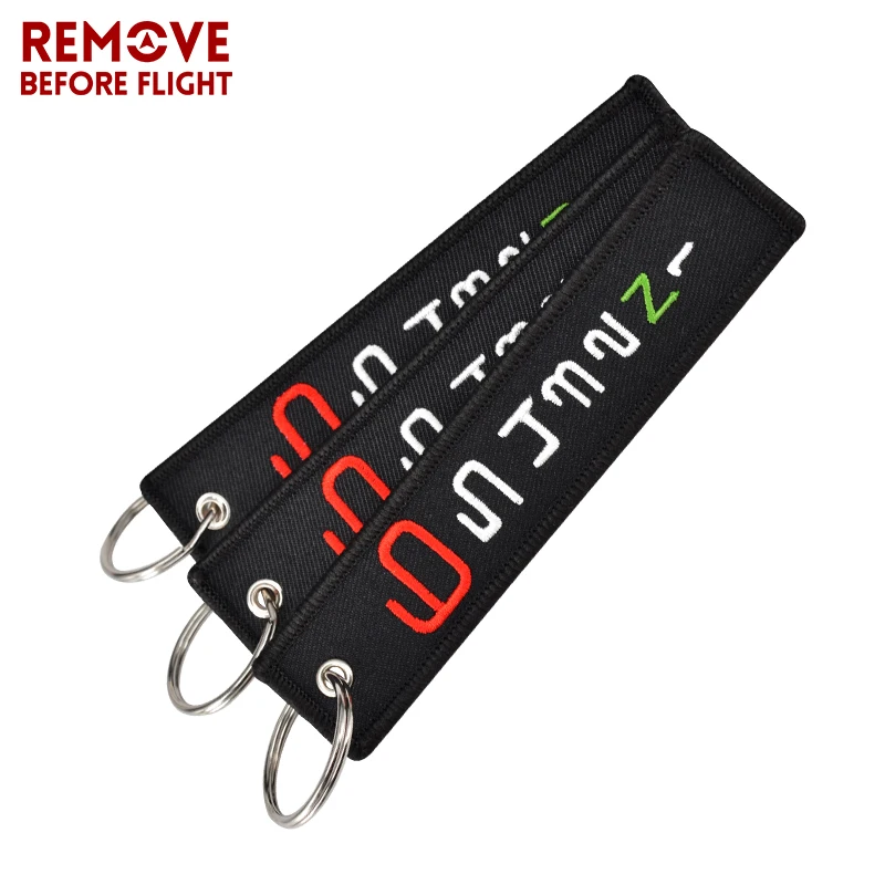 

3 PCS/LOT Bijoux 6 5 4 3 2 N 1 Launch Key Chain Keychain for Motorcycles and Cars Stalls Tag Cool Embroidery Chain Keychain