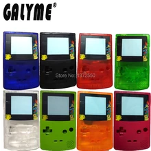 Многоцветный w/кнопки пластиковый корпус чехол для Gameboy цвет GBO DMG Shell w ограниченная пластиковые экранные линзы игровая консоль