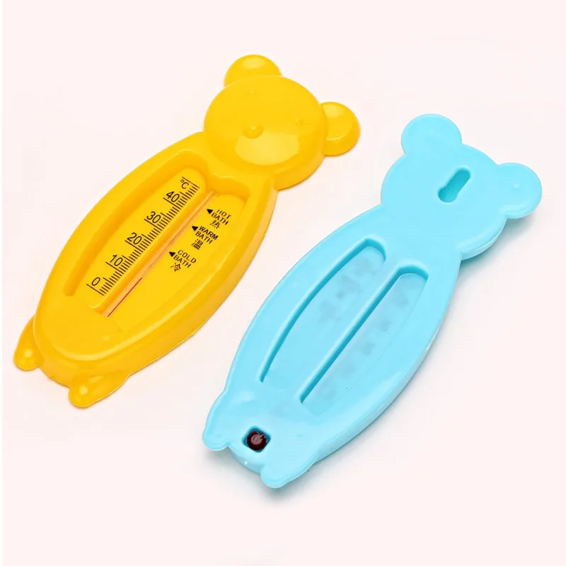 Мультфильм милый медведь Детский термометр для воды, дети Ванна термометр игрушка, пластик ванна воды сенсор термометр