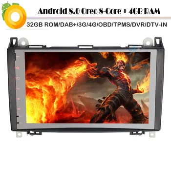 

9" Octa Core Android 8.0 Autoradio DAB+ Navi WiFi 4G Radio BT SD OBD Car GPS Navigation for VW Crafter 2006 onwards Car Stereo