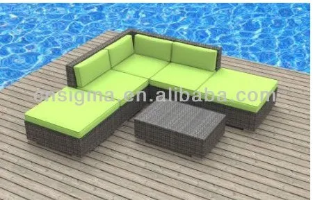Modern Luar Backyard Wicker Patio Furniture Sofa Sectional 6 Pc Semua Cuaca Sofa Set Patio Furniture Sofa Wicker Patio Furniturepatio Furniture Aliexpress