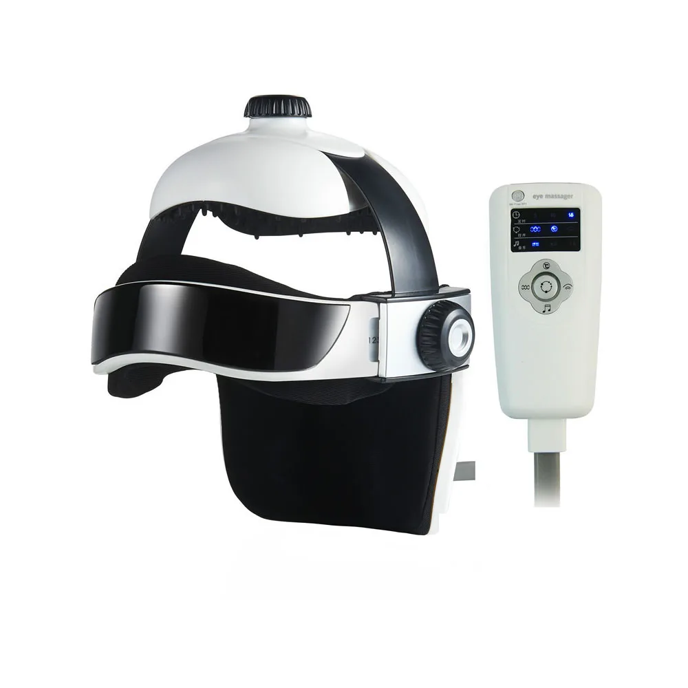 

Electric Air Pressure Acupoint Points Head Neck Eye Massager Helmet Vibration Therapy Massager Brain Relaxtion Health Care