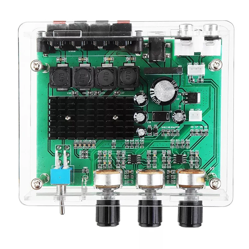 1PC TPA3116D2 Stereo Amplifier Audio Board 12-24V 80W*2 Digital Amplifier Sound Preamplifier Tone High Power 1PC TPA3116D2 Stereo Amplifier Audio Board 12-24V 80W*2 Digital Amplifier Sound Preamplifier Tone High Power
