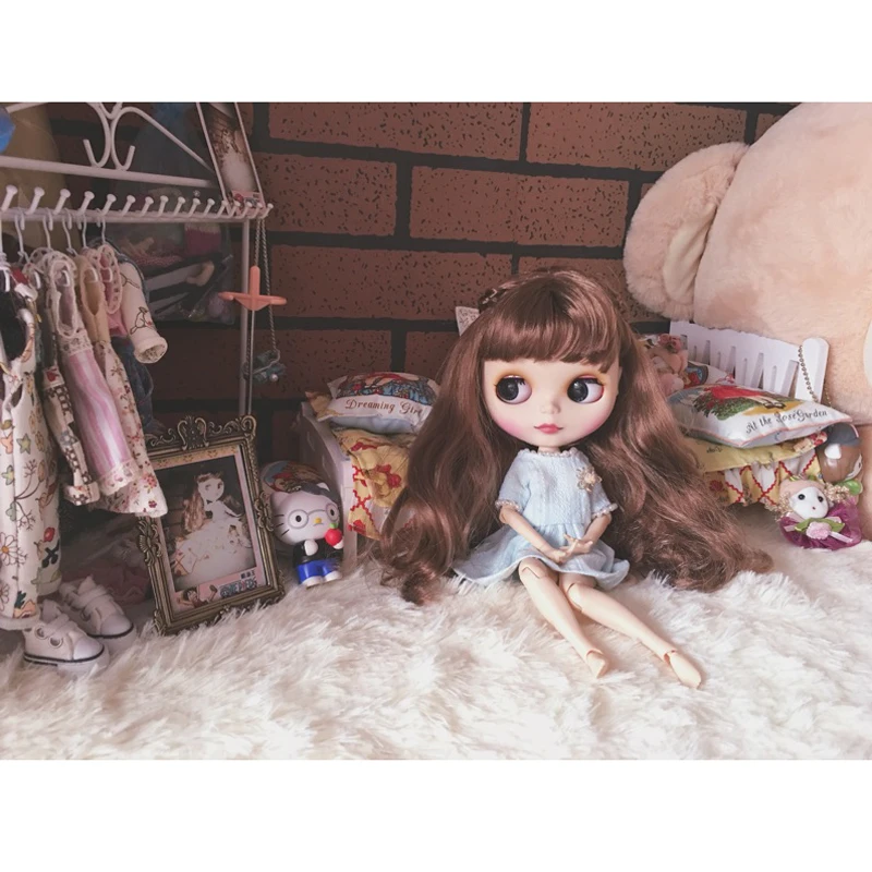 1 шт. металлическая 1/6 вешалка для одежды куклы для Blyth, Pullip, Barbies, Azone кукольная мебель, аксессуары