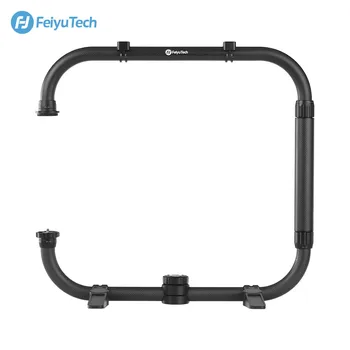 

FeiyuTech AK2000 AK4000 Gimbal Dual Handle Grip Rounded Ring Arm Camera Cage 1/4&3/8 Inch Hot Shoe Mount for AK Sery Stabilizer