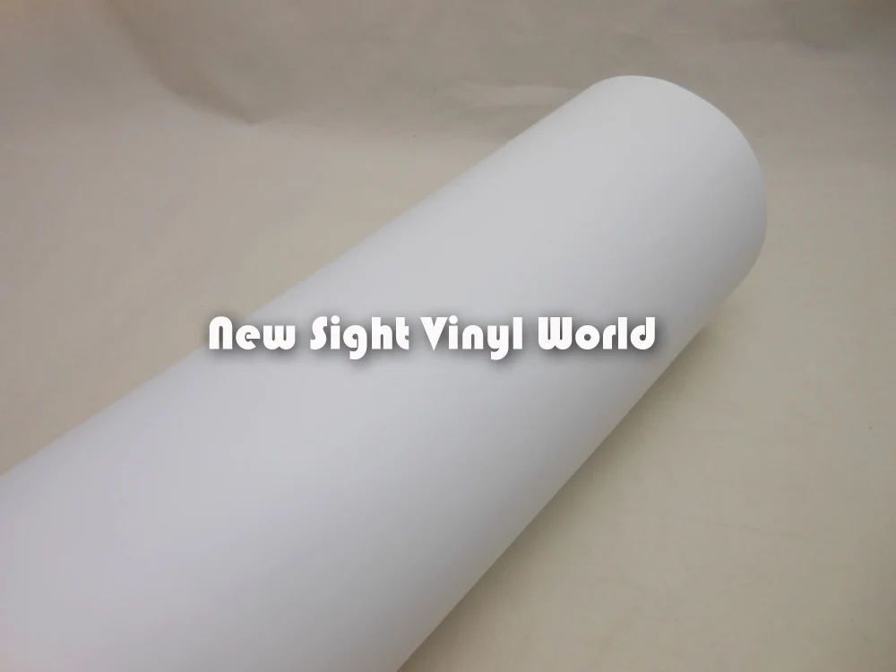  High Quality White Auto White Matte Car Wrap Vinyl Film Whole Car Body Sticker Size:1.52*30m/Roll