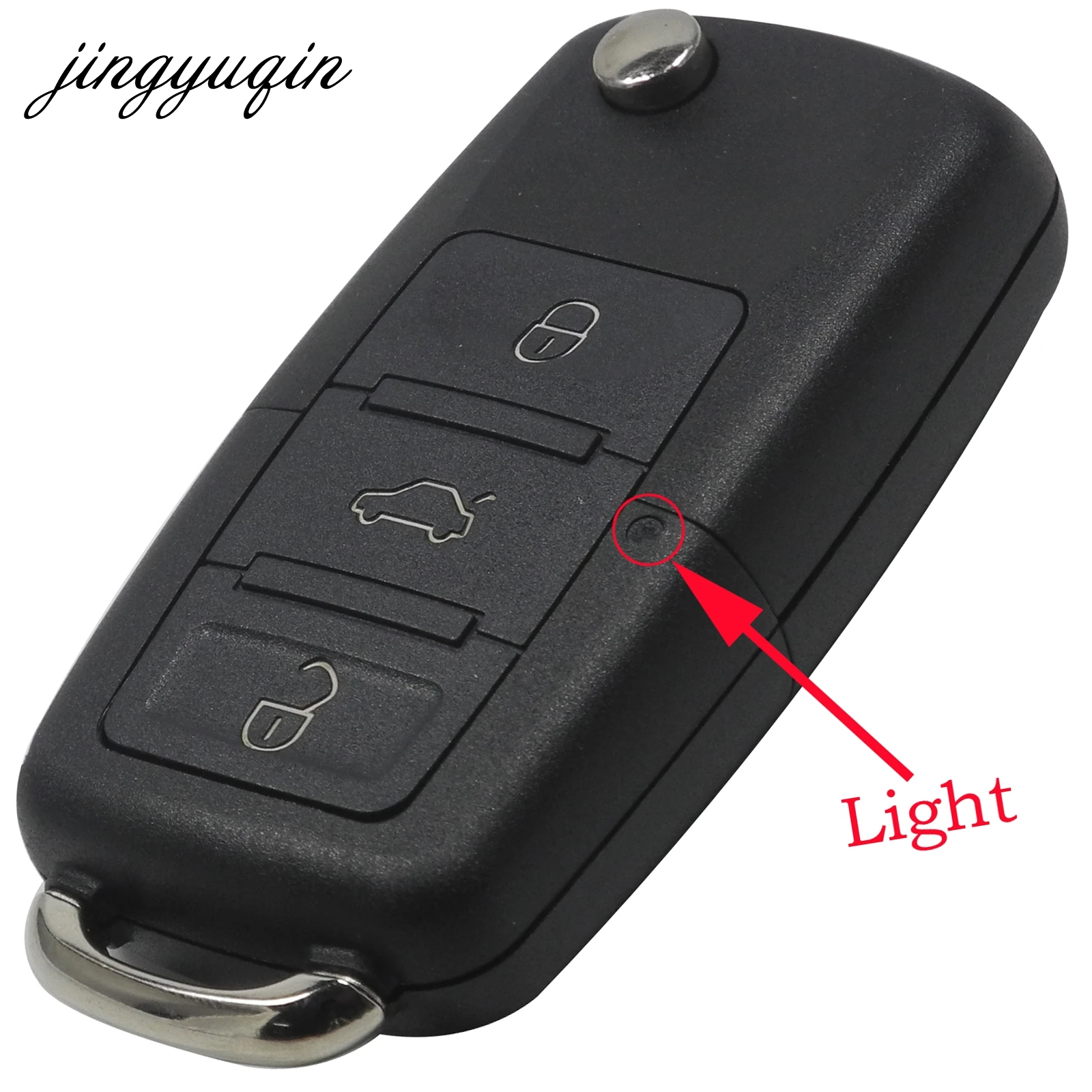 3 кнопки флип чехол для дистанционного ключа от машины Volkswagen VW Jetta Golf Passat Beetle Polo Bora