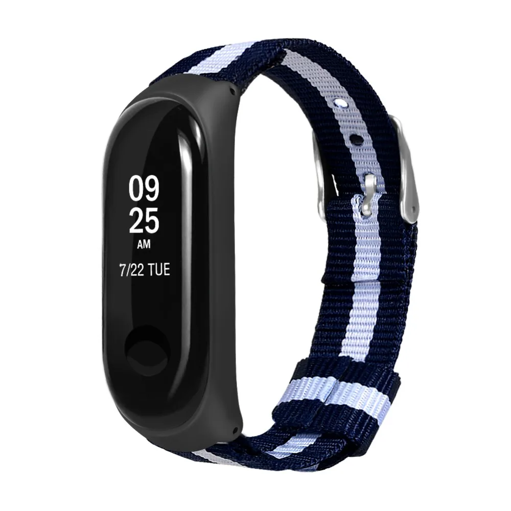 Rovtop ремешок для Xiaomi mi Band 3 браслет спортивный на запястье band холщовый