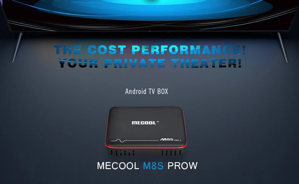 Mecool M8S PRO W Smart Android ТВ Box Android 7,1 2,4G, Wi-Fi, 4 K, 2 Гб оперативной памяти, 16 Гб встроенной памяти, с поддержкой голосовой Управление Amlogic S905W набор CPU компьютерной приставки к телевизору