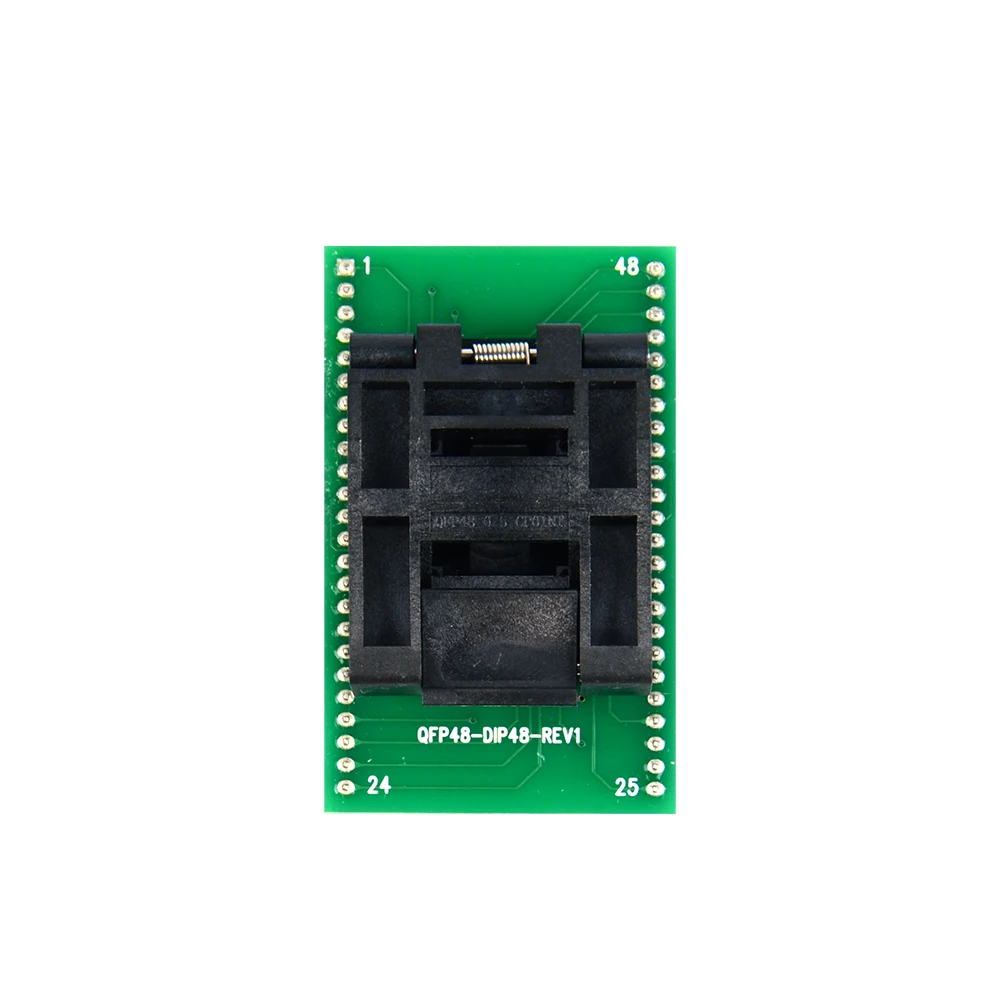 QFP48 TQFP48 LQFP48 к DIP48 MCU программатор шаг 0 5 мм IC корпус адаптер для тестирования на с