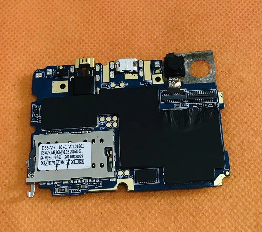 Используется оригинальная материнская плата 2G ram+ 32G rom материнская плата для Hotwav Cosmos V9