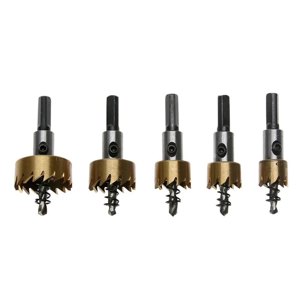 5 шт./компл. HSS 16 30 мм Кольцевая пила Резак набор сверл 9 мм/3 54 &quotручка Диаметр