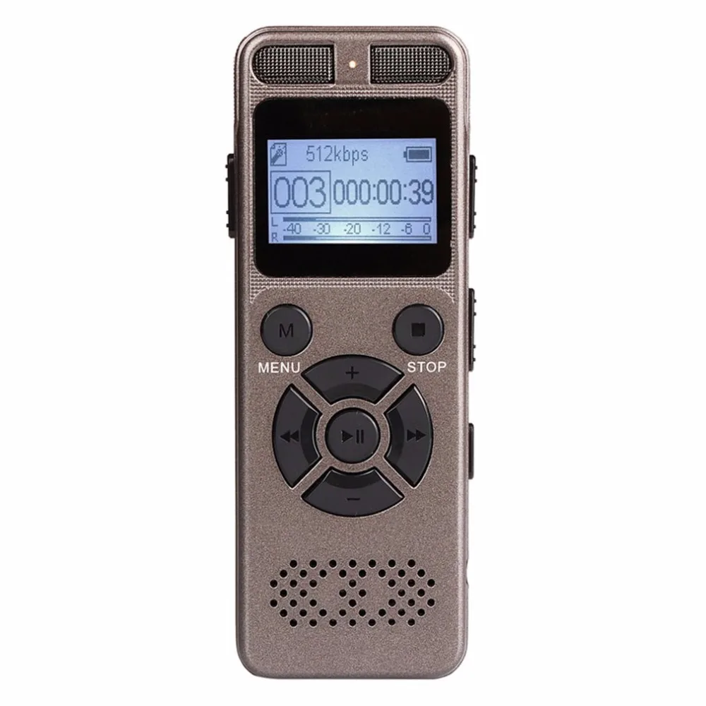 

Portable Mini Digital Voice Recorder With Microphone Maximum 64GB Expansion TF Card for Any Occasion Recording in WAV/Mp3