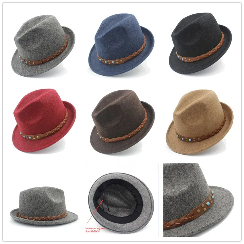 Унисекс, структурная шерстяная шляпа Fedora для женщин и мужчин, Трилби Хомбург, шляпка для церкви, Элегантная Леди, папа, Дерби, Клош, боатер, джаз, шапки