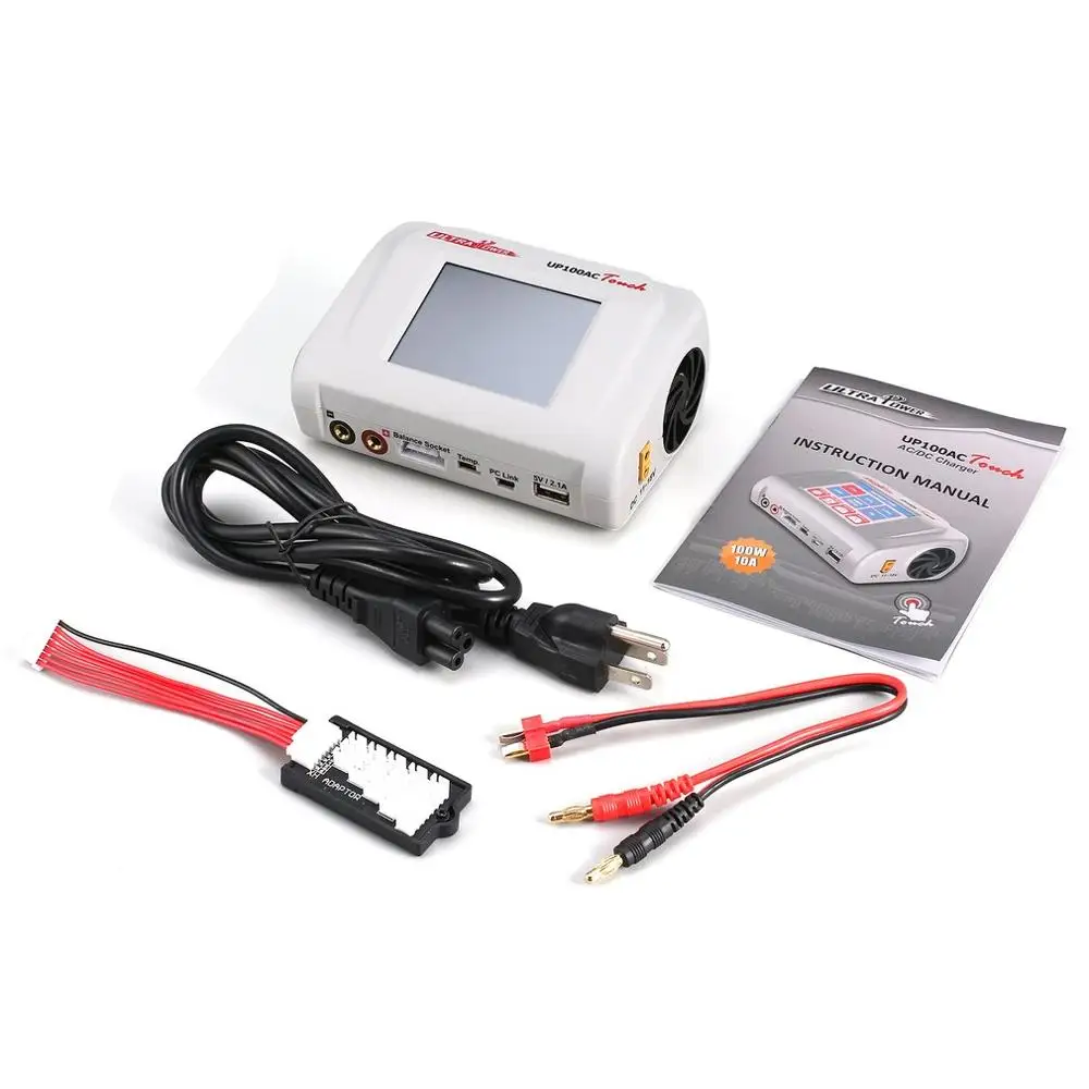 

Ultra Power UP100AC Touch Screen 100 W Rc Multicopter LiIo/LiPo/LiFe/LiHv/NiCd/NiMH/Pb Charger Balance Charger/Discharger