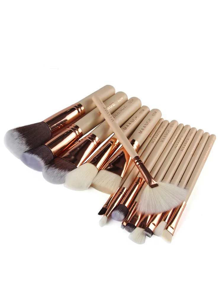 

Makeup Brush Set 15 Pieces / Batch Eye Mix Face Brush Eye Shadow Eyebrow Eyelash Eyeliner Brush Pincel Maquiagem Makeup