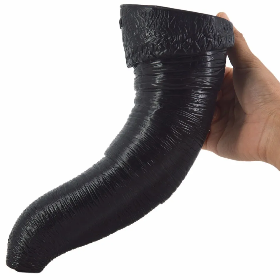 Newest design huge black dildo animal simulation Elephant dildo penis sex products for women silicone anal plug sex toys