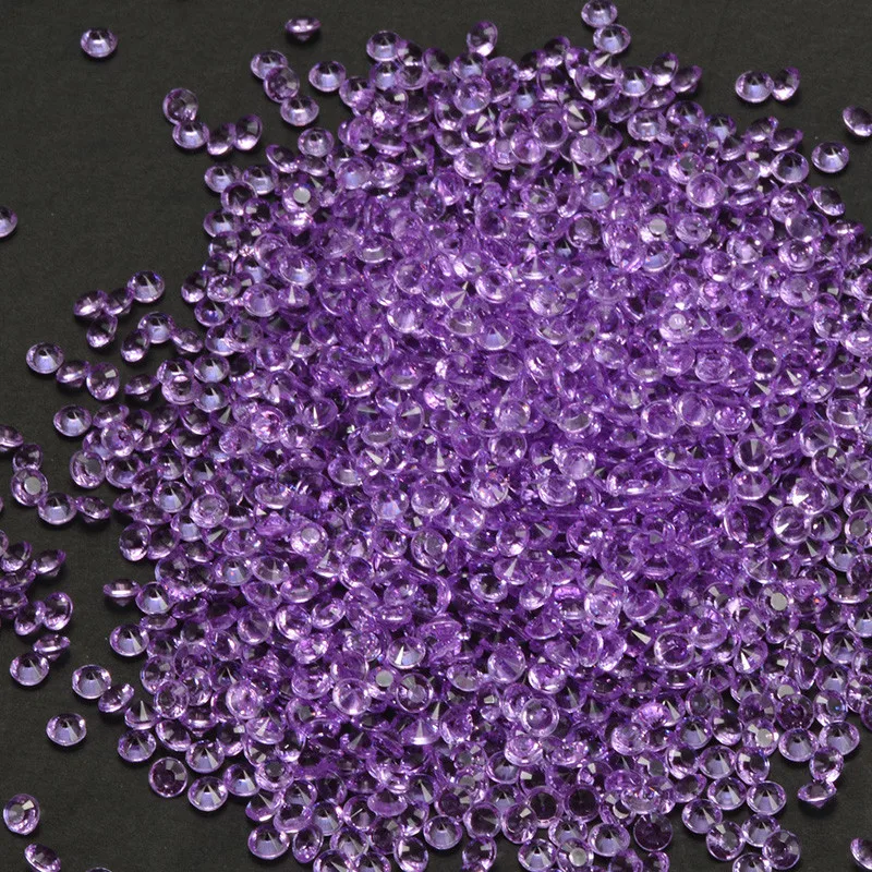 1000pcs Colorful 4.5mm Decor Crafts Clear Crystals Rhinestone Diamond Table Scatters Events Party Festive Wedding Decor F0