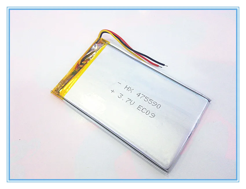 3.7 v tablet battery 3000 mah 475590 mobile power supply tablet 7