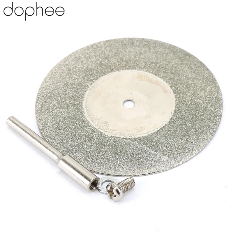 Dopee 8 шт. 50 мм Мини Generic Алмазное покрытие режущие диски для Dremel вращающиеся инструменты лезвия колеса диск высокой твердости