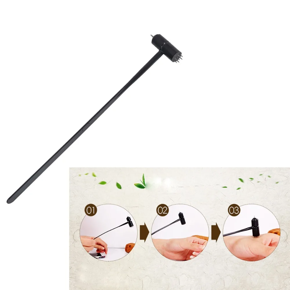 New 1Pc Hand Acupuncture Needle Sterile Seven Star Pulm Blossom Skin Needles With Double Head Cupping Physiotherapy Treatment New 1Pc Hand Acupuncture Needle Sterile Seven Star Pulm Blossom Skin Needles With Double Head Cupping Physiotherapy Treatment