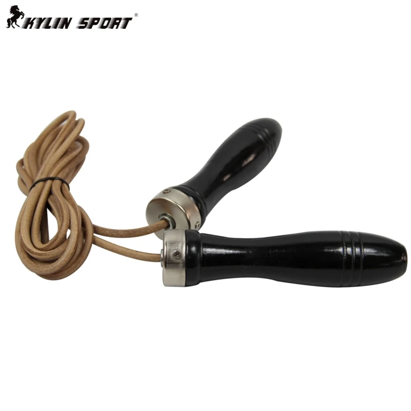 Koop Lager professionele authentieke koeienhuid springtouw De ronde figuur concurrerende touw fitness calorieën om gewicht