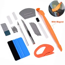 EHDIS Vinyl Car Wrap Carbon Fiber Sticker Magnetic Squeegee Scraper Foil Film Cutter Knife Kit Wrapping