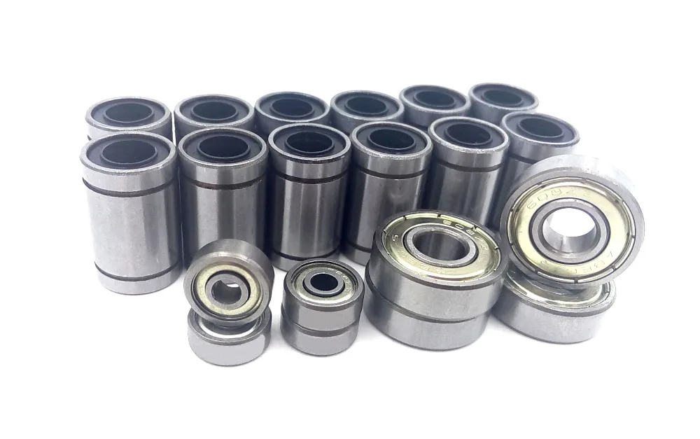 12 x LM8UU + 4 x 608ZZ + 4 x 624ZZ Bearing Kit for 3D Printer Prusa i3 Rework RepRap