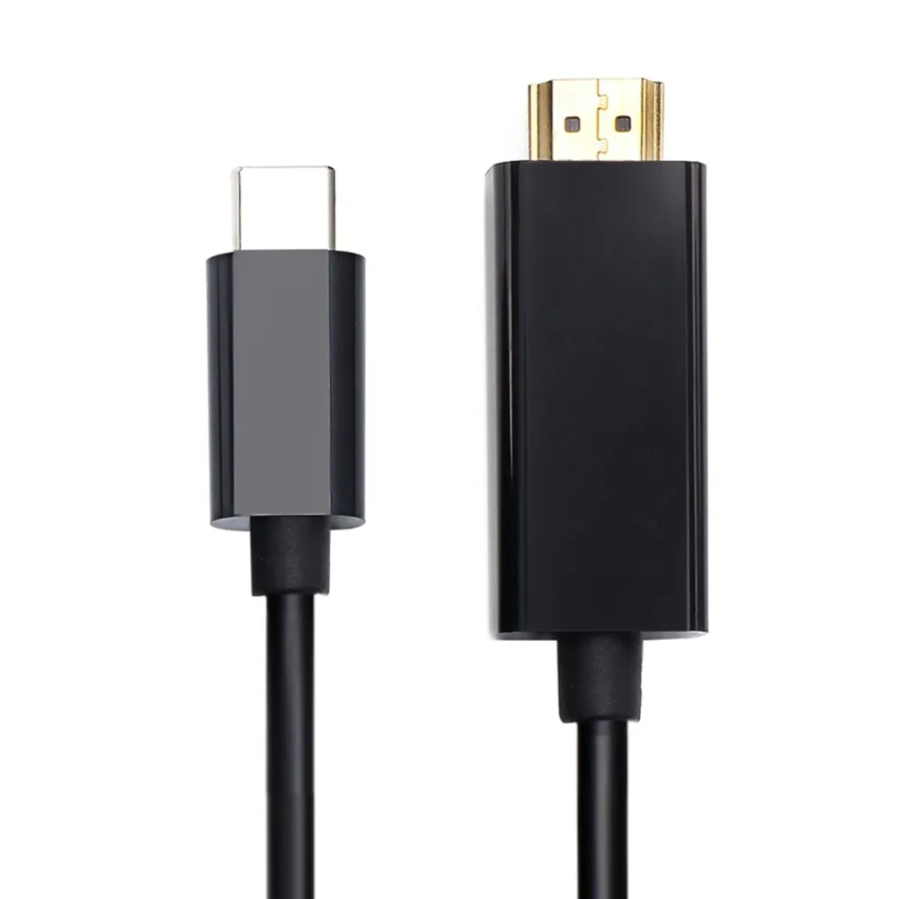 

USB 3.1 Type C to HDMI male 4k 2k HDTV Cable 1.8m 6Ft for Macbook & Chrombook & XPS13 Laptop &Samsung Galaxy S8 S8+ Plus Phone