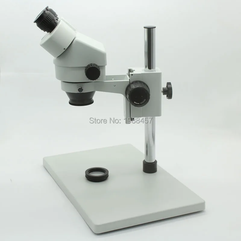 

Big Base Binocular Industrial Stereo Microscope 3.5X-90X Continuous Zoom Magnification Adjustable LED lights Dust-proof Mirror