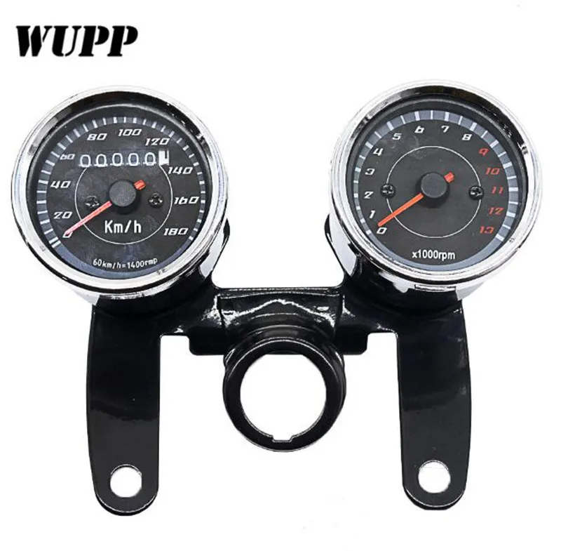 WUPP Motorcycle Lcd Backlight Digital 3 Cylinder Tachometer, Motorcycle