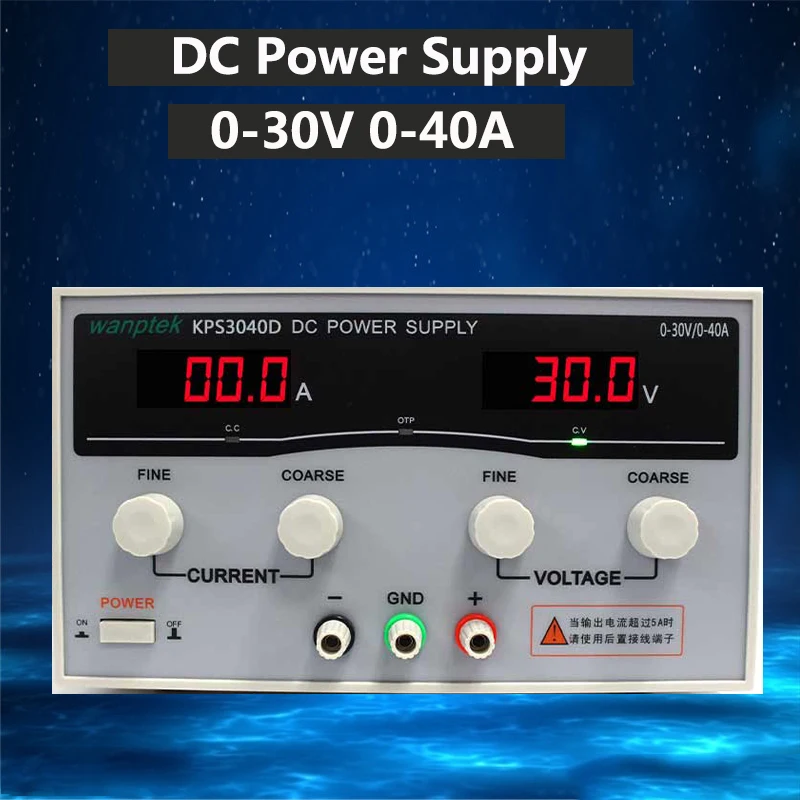 

Adjustable DC power supply 30V 40A High Power Switching power Laboratory scientific voltage regulators