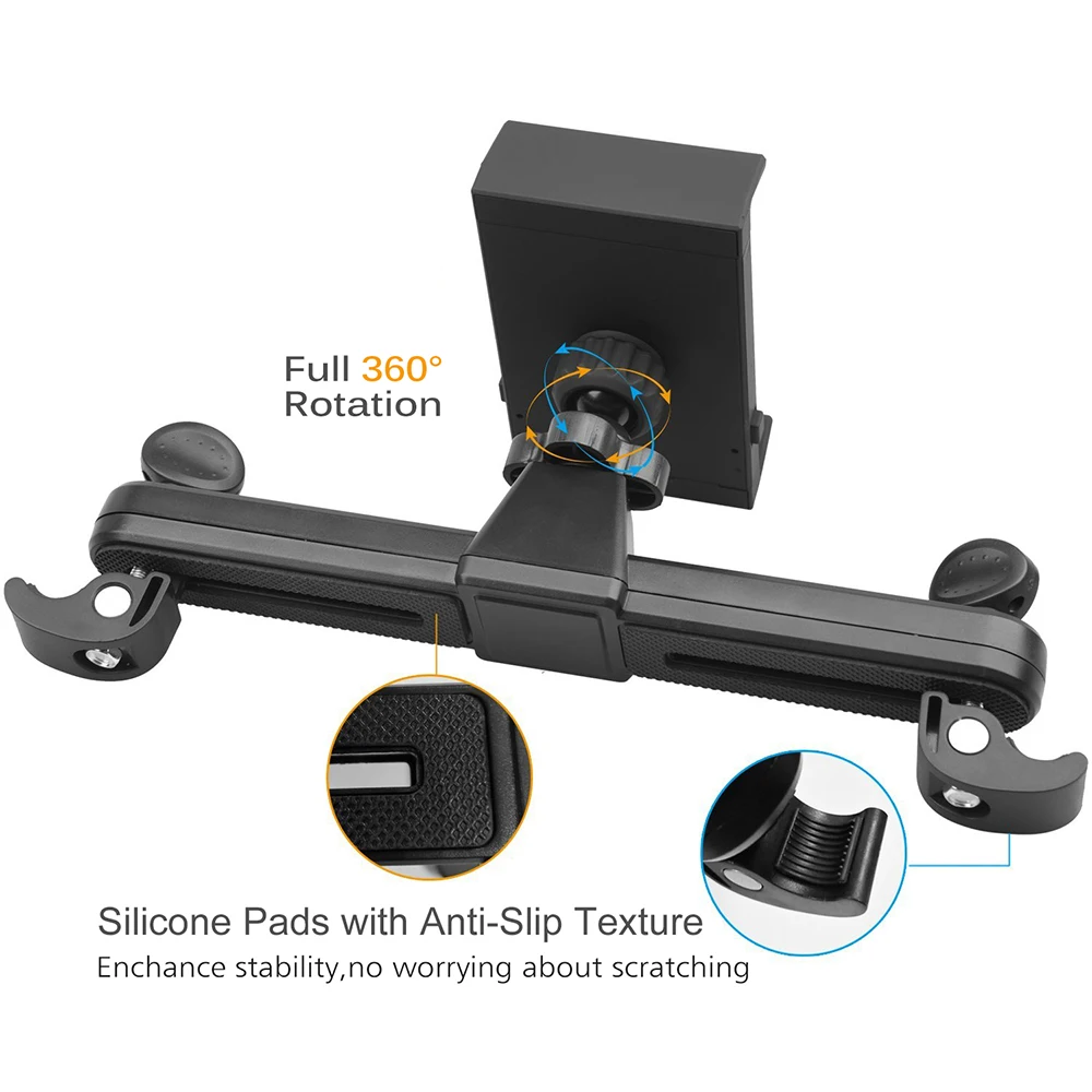 Yianerm планшет подголовник Автомобильный держатель для телефона на заднем сиденье Подставка для iPad Mini/Air, samsung Galaxy Tab S3, Android планшет, 5-11 дюймов