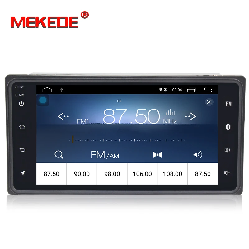 Cheap MEKEDE Android 8.1 car dvd for toyota corolla 2 Din Universal car radio with navigation Bluetooth Wifi car stereo gps player 2