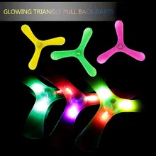 Дартс игрушки назад Дартс пластиковые светодиодные упражнения коллекция развлечения крутая игра на открытом воздухе Детские хобби спорт подарок Бумеранг