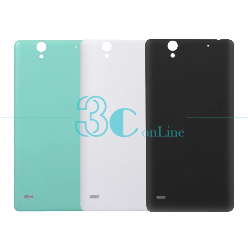 Для Sony Xperia C4 Задняя крышка батареи задняя корпус дверь для E5303 E5306 PC Пластиковые
