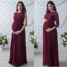 Maternity Dress Pregnancy Photo Props Shoot Clothes Pregnant Women Lady Elegant Dresses Vestidos Lace Party Formal Evening Dress hi bloom new fashion summer maternity dress pregnant knee length clothes for pregnancy women elegant evening party vestidos