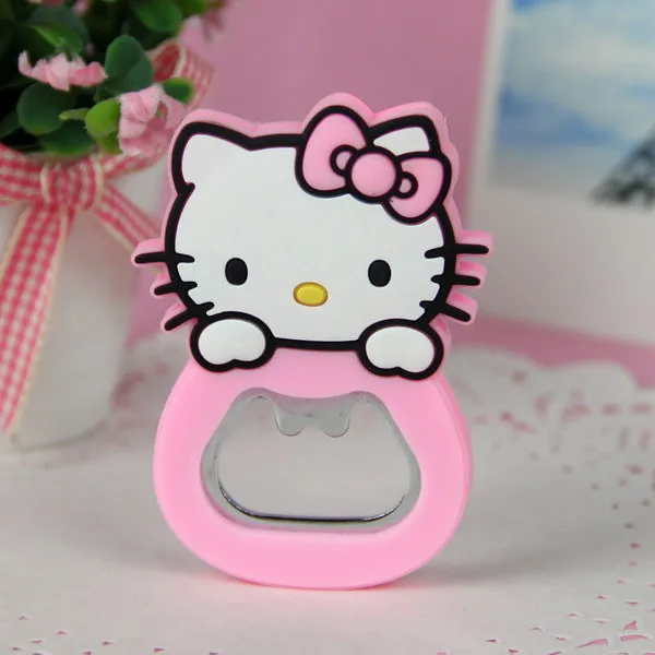 Милый hello kitty открывалка для бутылок пива, кока, сока, напитков