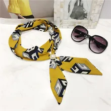 Тренд женский галстук с длинным узким принтом цветочный полосатый галстук бабочка для платья рубашки униформа банк отель персонал аксессуары