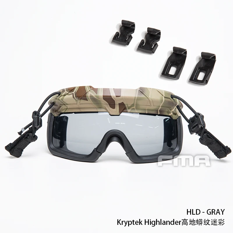 Tactical Helmet Safety Goggles GRAY Tactical riot goggles FOR all ARC guides with OPS-CORE specs Helmet