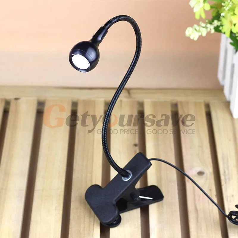 

LED Desk Lamp Clip On USB Flexible Reading Light Table Lamp Study Bedside Light